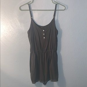 Olive green romper